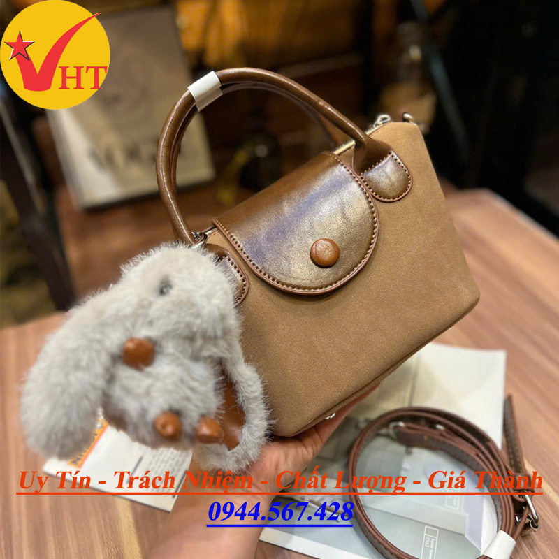 Túi Xách Thời Trang Nữ 2 Quai Xách Tay, Đeo Chéo Hàng Đẹp Tặng Kèm Charm Thỏ Đáng Yêu - Xưởng Túi Hiền Trâm