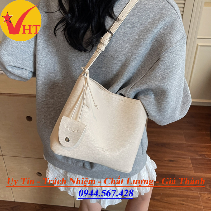 Túi Xách Nữ Sét 2 Đeo Vai Phong Cách Hàn Quốc - Xưởng Túi Hiền Trâm